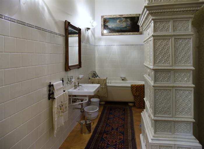 koupelna v zámecké expozici
