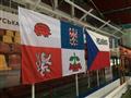 Běloruský stadion v českých a krajských barvách