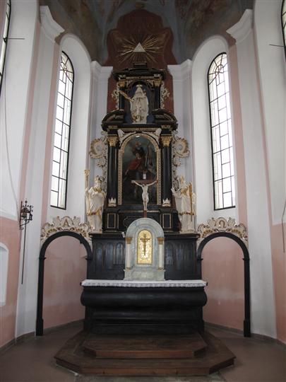 Oprava oltáře sv. Floriána, Pelhřimov