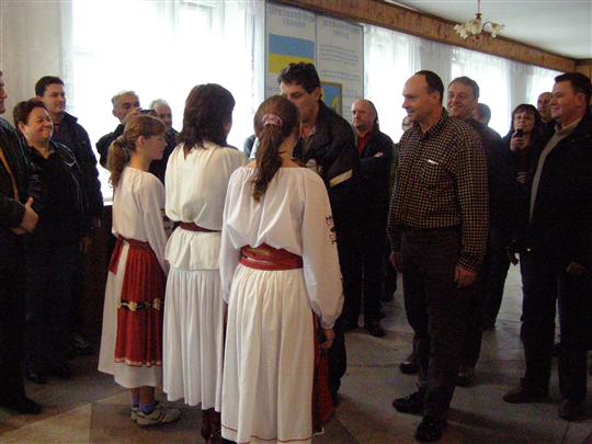 Uvítání v Koločavě v muzeu Ivana Olbrachta
