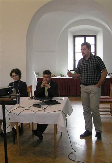 P. Pavlinec přednáší o krajských projektech