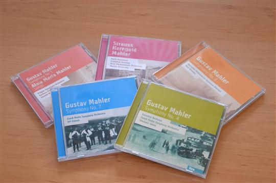 CD Gustav Mahler vydaná v letech 2007 - 2011 společností ArcoDiva za podpory Kraje Vysočina