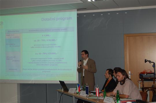 Zahajovací konference česko-rakouského projektu MA-G 21 (22. 11. 2010)