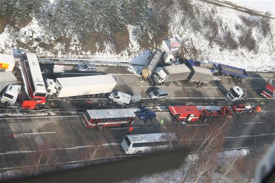 Hromadná dopravní nehoda na D1- 20.3.2008