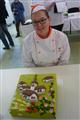 Michaela Šulistová s dortem, který získá 3. místo v soutěži Tvorivý cukrár