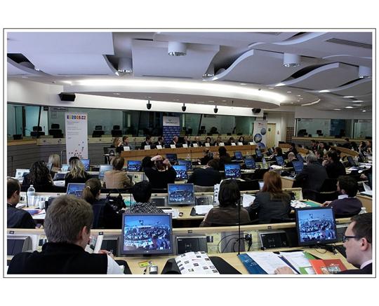 Účastníci konference Cestovní ruch a lázeňství: vytváření silnějšího odvětví zorganizovanév rámci CzechReg Days ve Výboru regionů v Bruselu