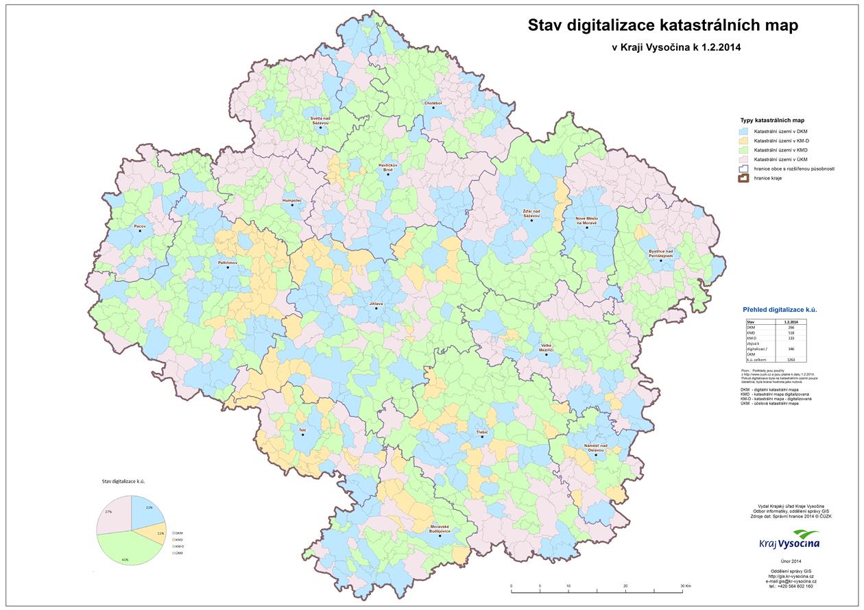 Digitalizace katastrálních map