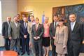 Společná fotografie radních Kraje Vysočina a skupiny švýcarského velvyslance