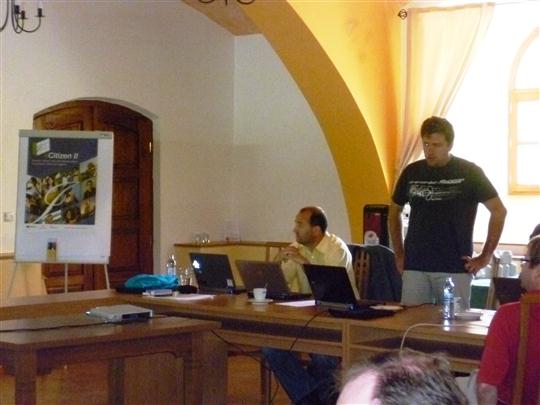 Petr Pavlinec zahajuje seminář projektu eCitizen II