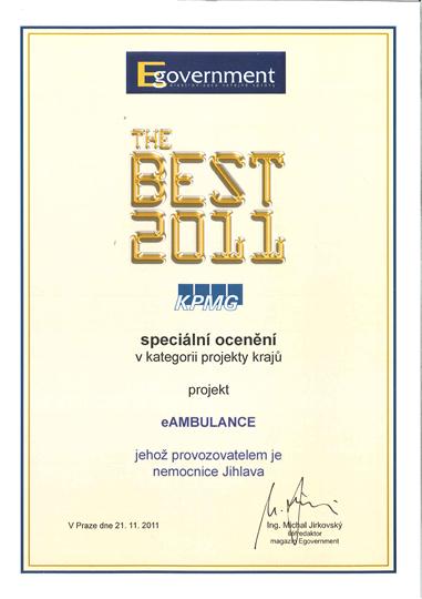 The Best 2011 - projekt eAMBULANCE