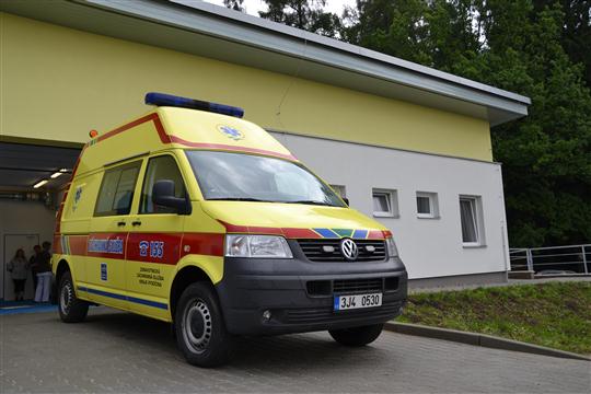 Kraj předal nové výjezdové stanoviště zdravotnické záchranné služby v Kamenici nad Lipou