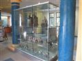 Celkový pohled na mini výstavu částí betlémů v sídle kraje Vysočina.