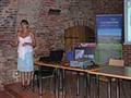 Drahomíra Zedníčková z firmy Geodis při přednášce o GISu