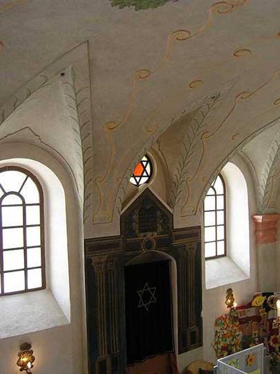 Interierová výzdoba synagogy