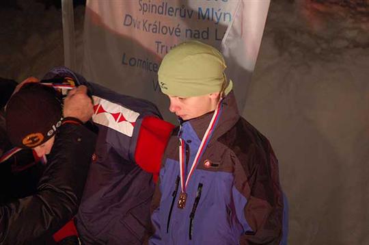 Jakub Švanda - 3. místo v běhu na lyžích
