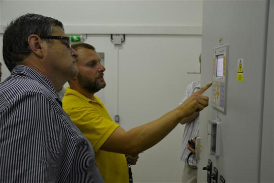 Jiří Běhounek na návštěvě bioplynové stanice VOD Jetřichovec