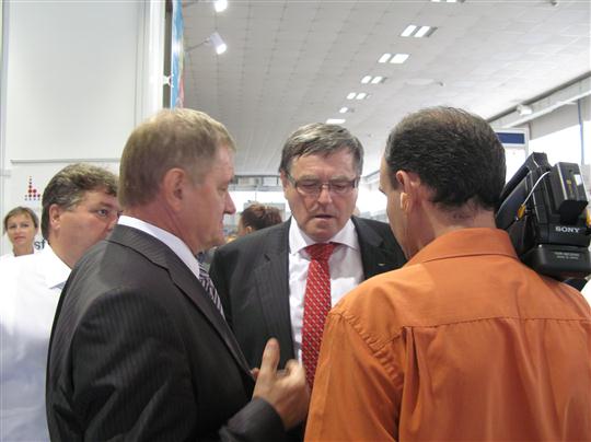 Milan Belica a Jiří Běhounek na výstavě Agrokomplex 2012