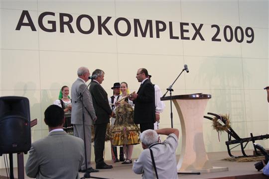 Zahájení mezinárodního zemědělského veletrhu Agrokomplex 2009 za účasti prezidenta Slovenské repuliky Ivana Gašparoviče