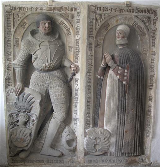 Figurální náhrobky v kostele sv. Stanislava