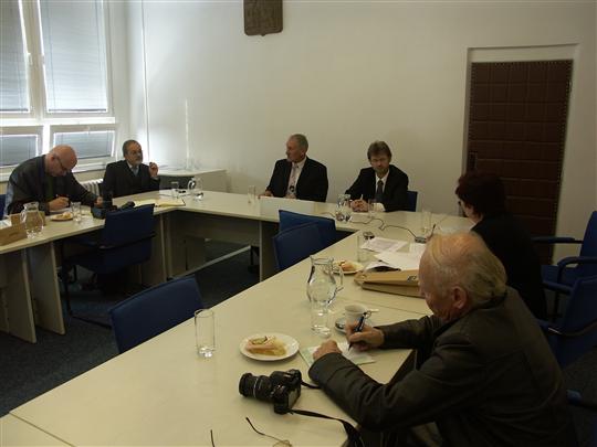 Tisková konference v Pelhřimově