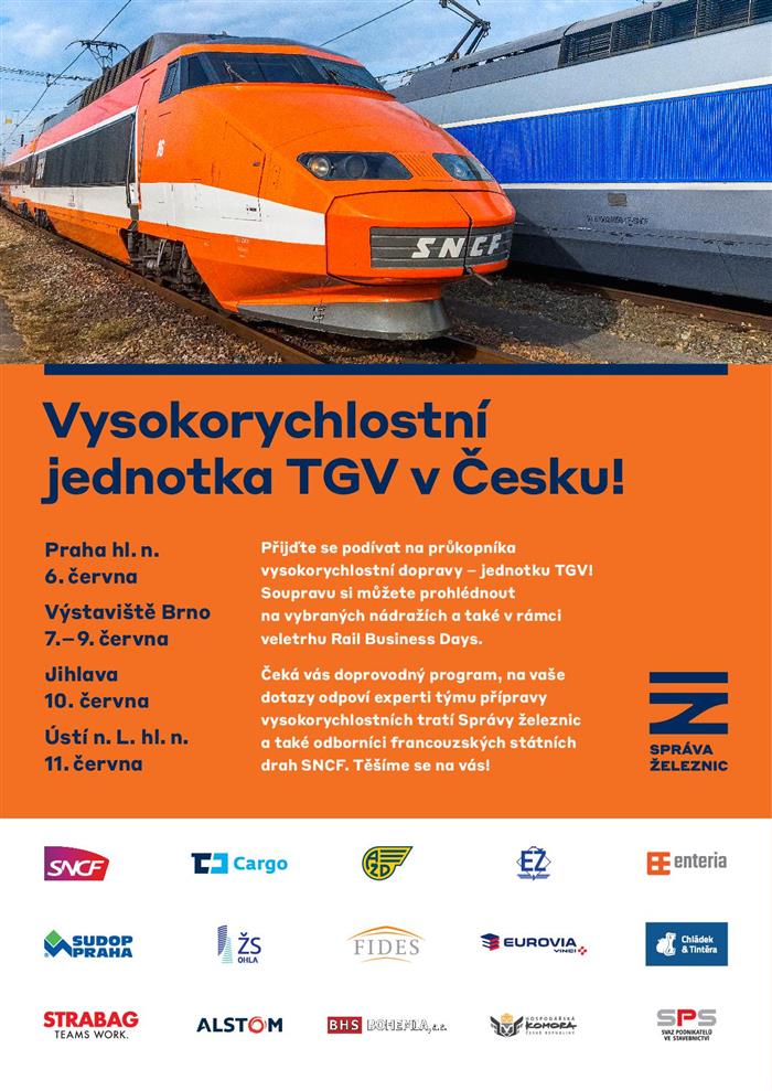 plakát_příjezd jednotky TGV do Česka