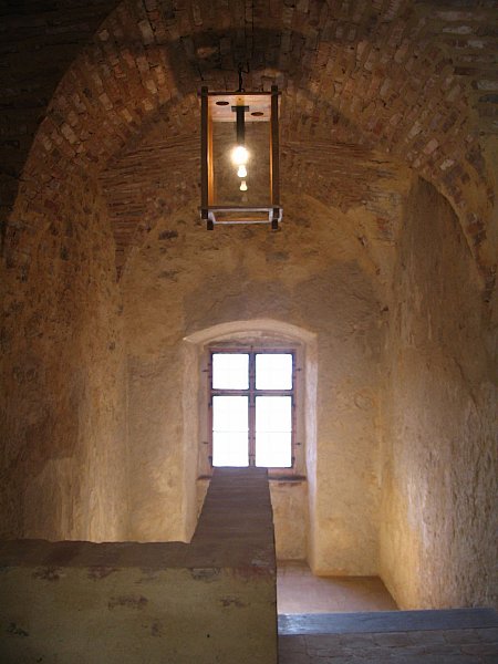 Lipnice nad Sázavou / obnova schodiště Thurnovského paláce na hradě