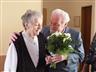 V Domově důchodců v Proseči Obořiště slavili diamantovou svatbu manželů Kopáčkových